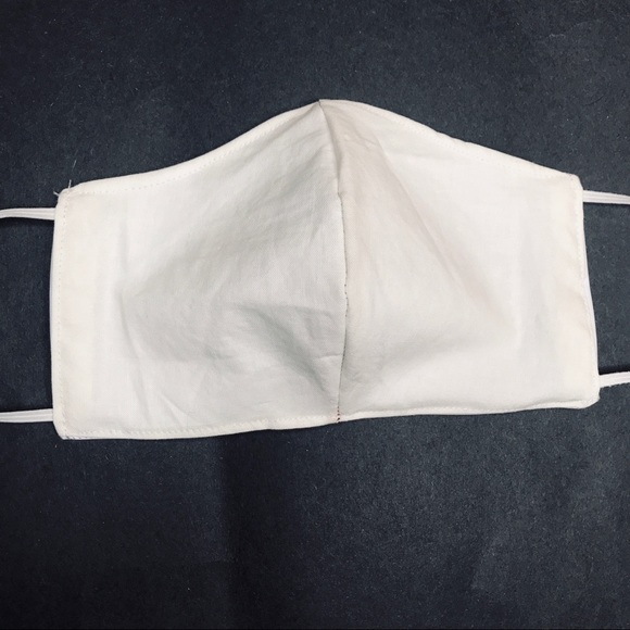 Handmade White Vinyl PVC Face Mask Wet Look Cosplay Costume Womens Mens Cyber - Picture 5 of 9